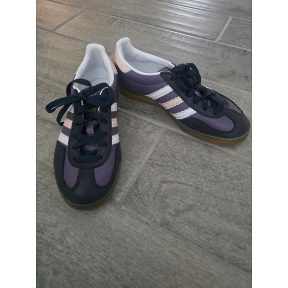 adidas Other - Adidas Gazelle Indoor Shadow Violet Purple Leather Sneakers Unisex 7.5 / 8.5